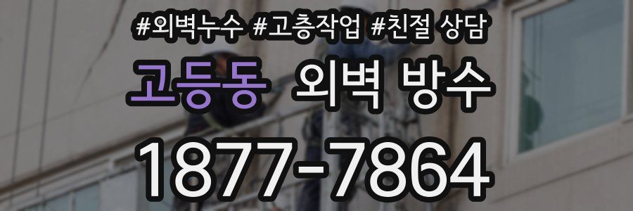 고등동 외벽 방수