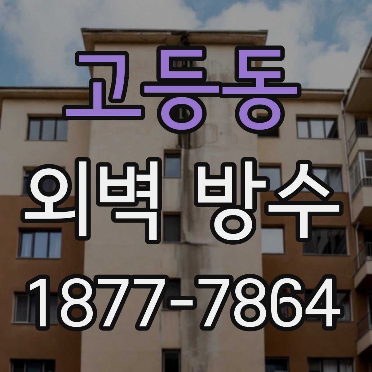 고등동 외벽 방수
