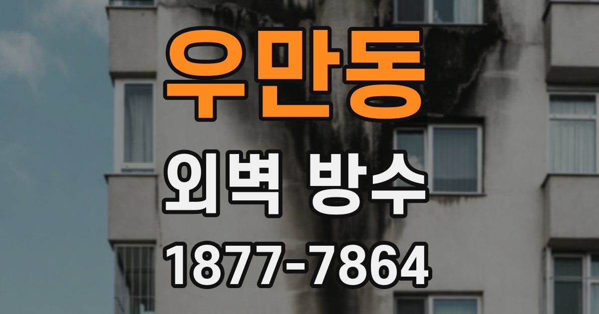우만동 외벽 방수