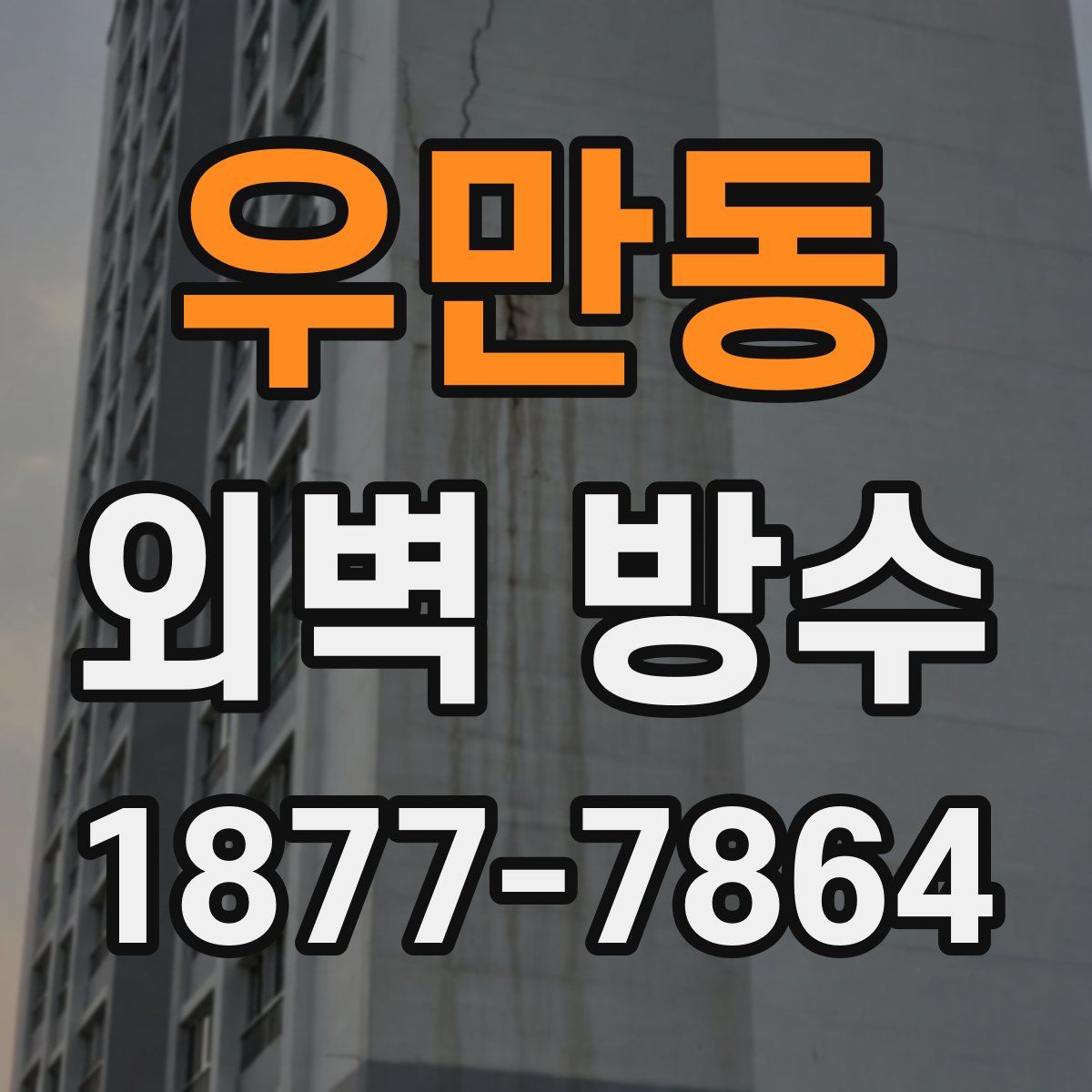 우만동 외벽 방수