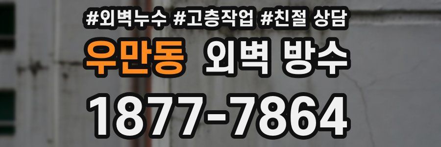 우만동 외벽 방수