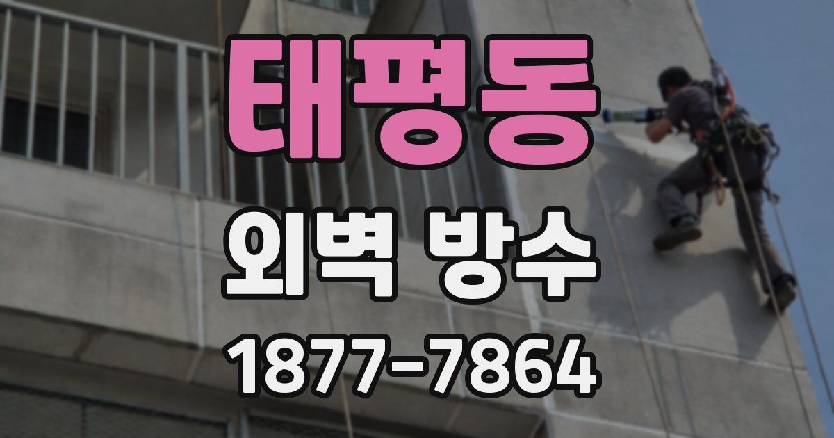 태평동 외벽 방수