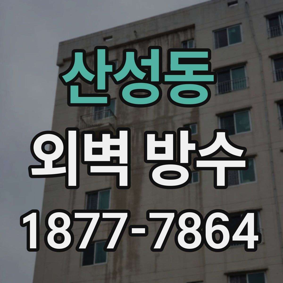 산성동 외벽 방수