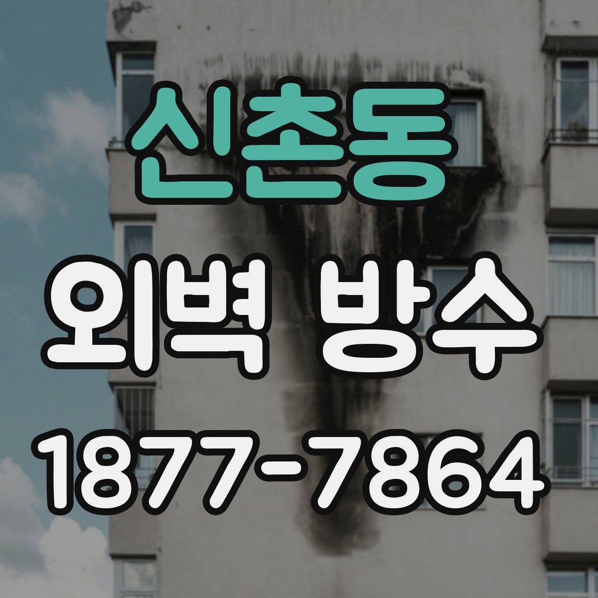 신촌동 외벽 방수