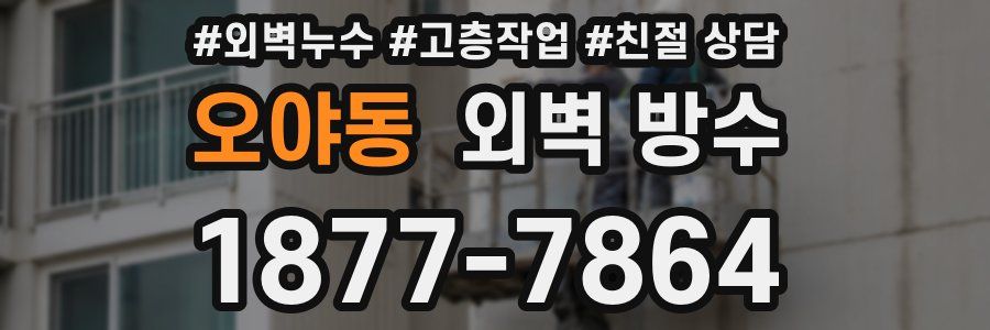 오야동 외벽 방수