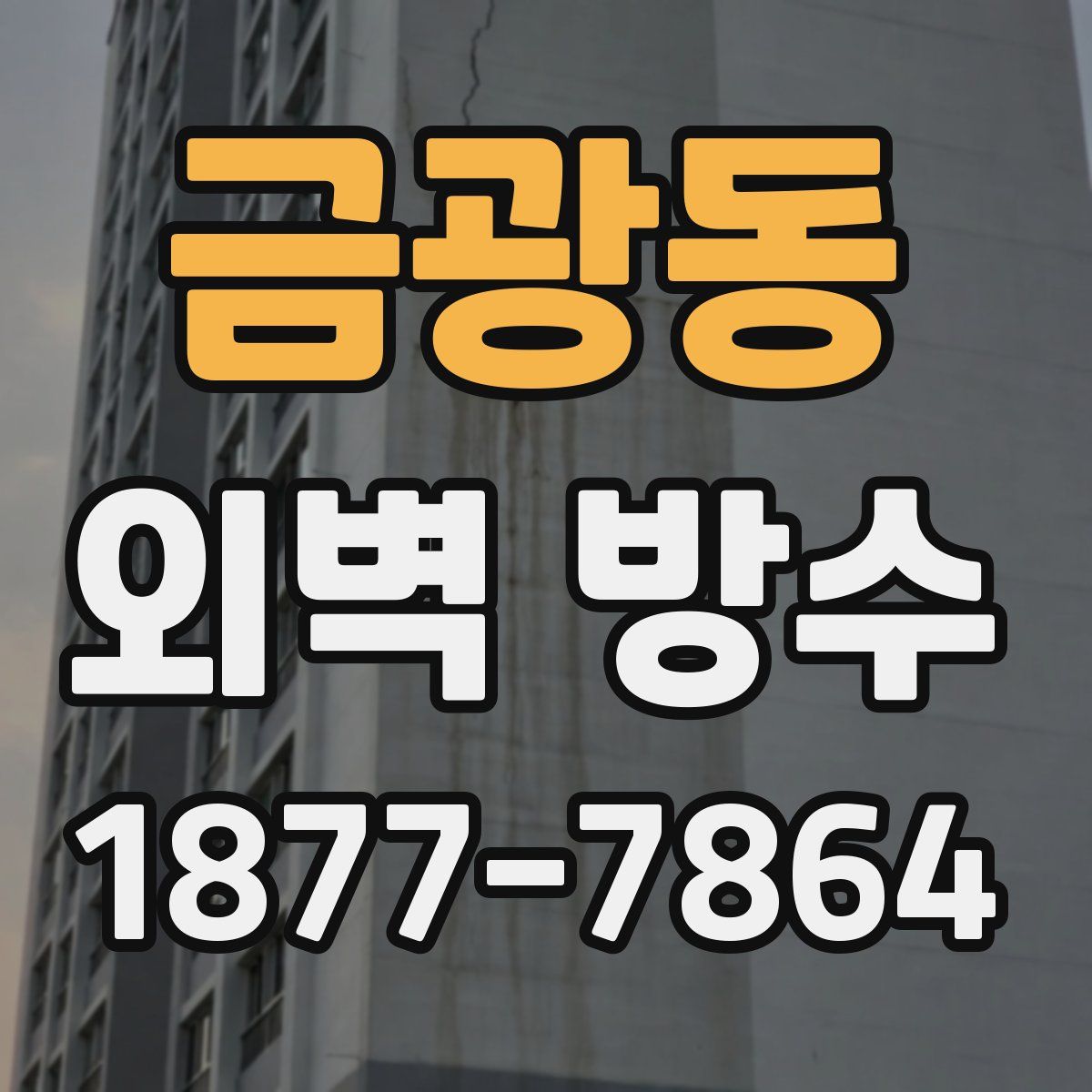 금광동 외벽 방수