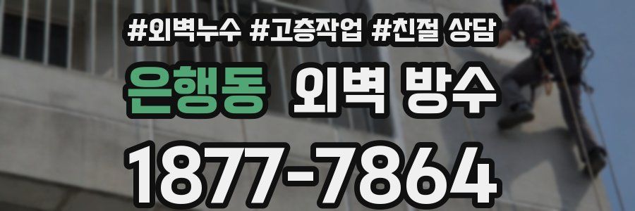은행동 외벽 방수