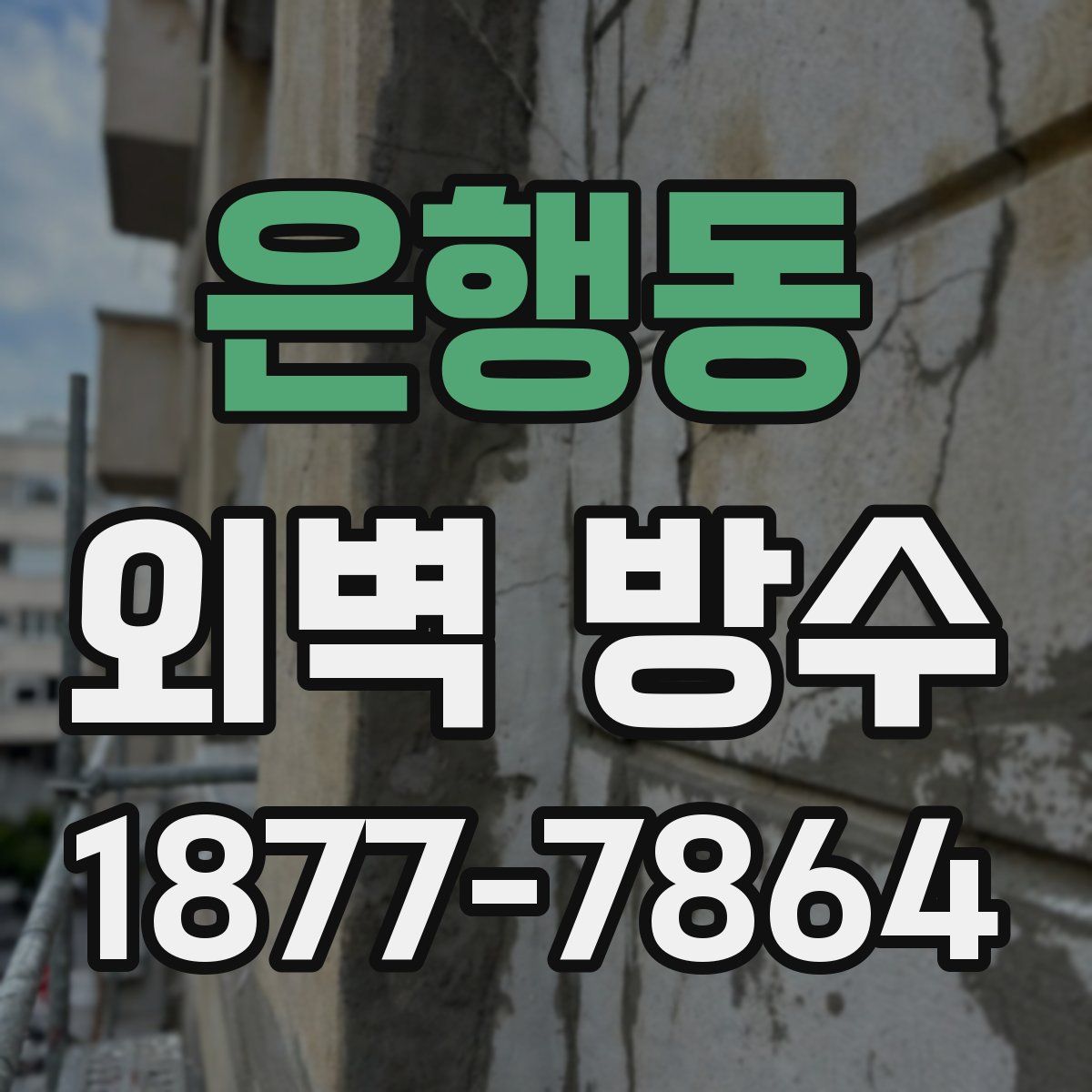 은행동 외벽 방수