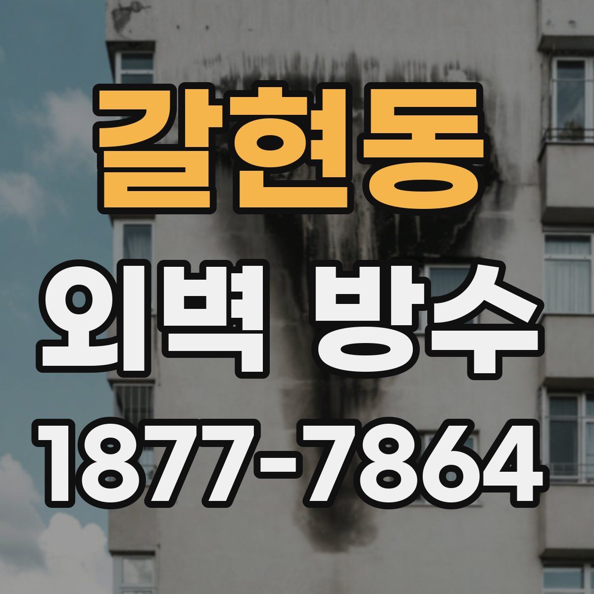 갈현동 외벽 방수