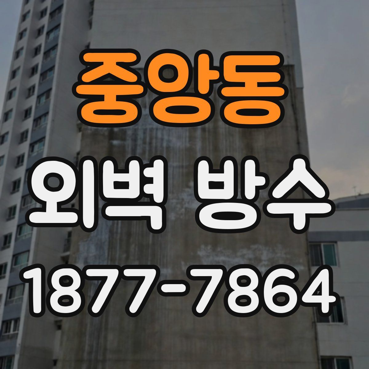 중앙동 외벽 방수