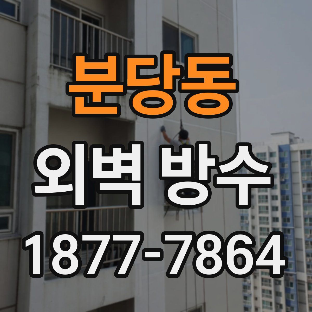 분당동 외벽 방수