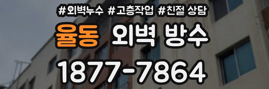 율동 외벽 방수