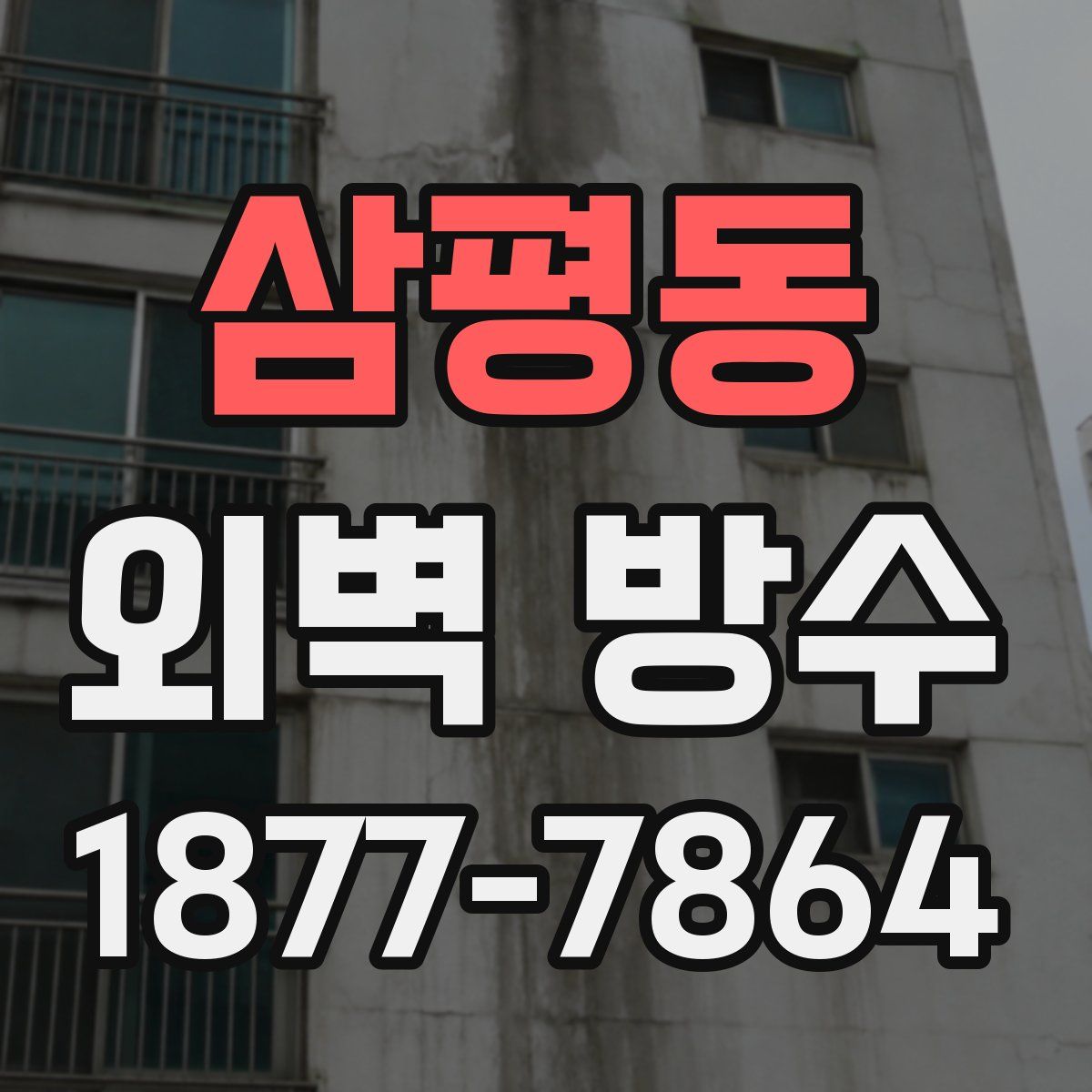 삼평동 외벽 방수