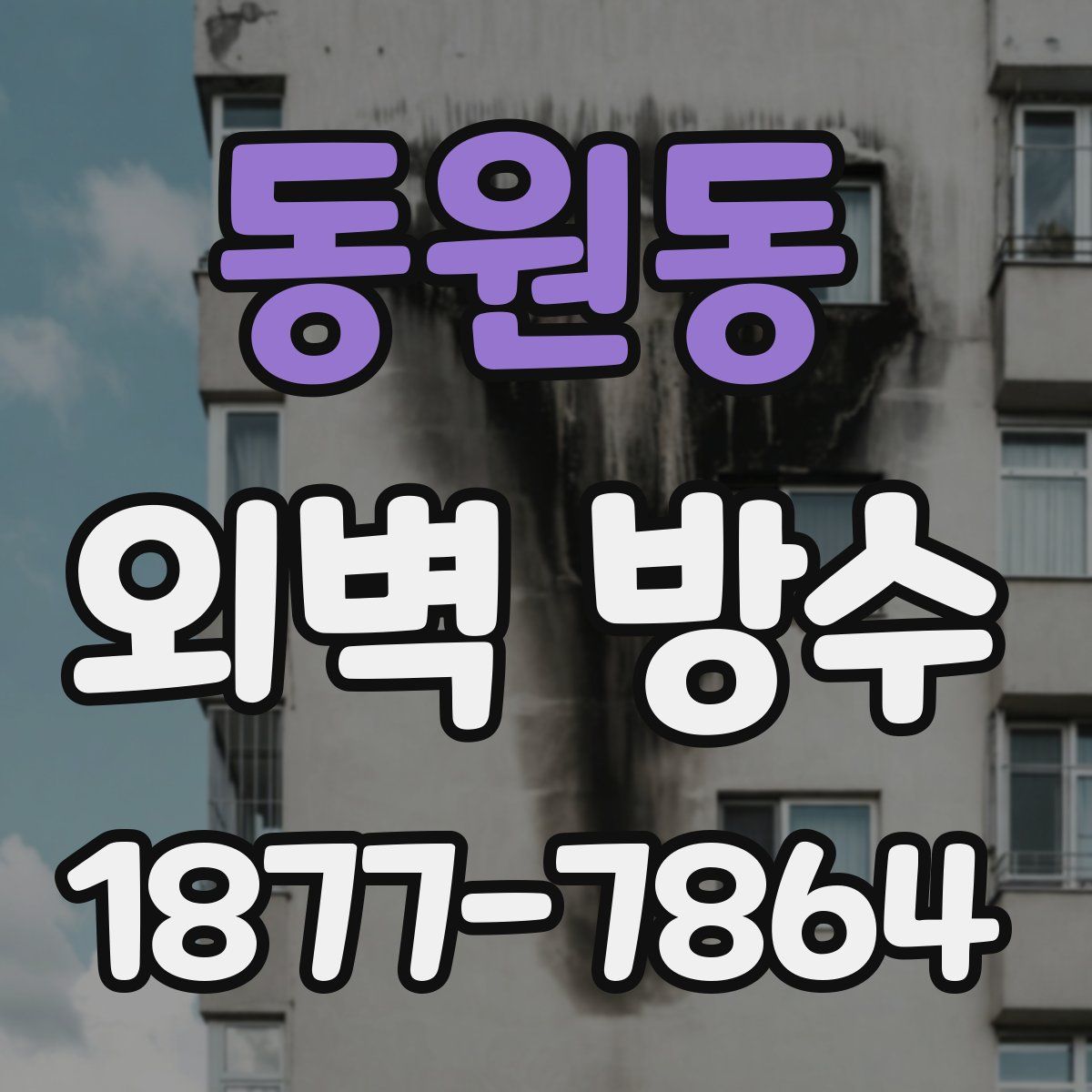 동원동 외벽 방수