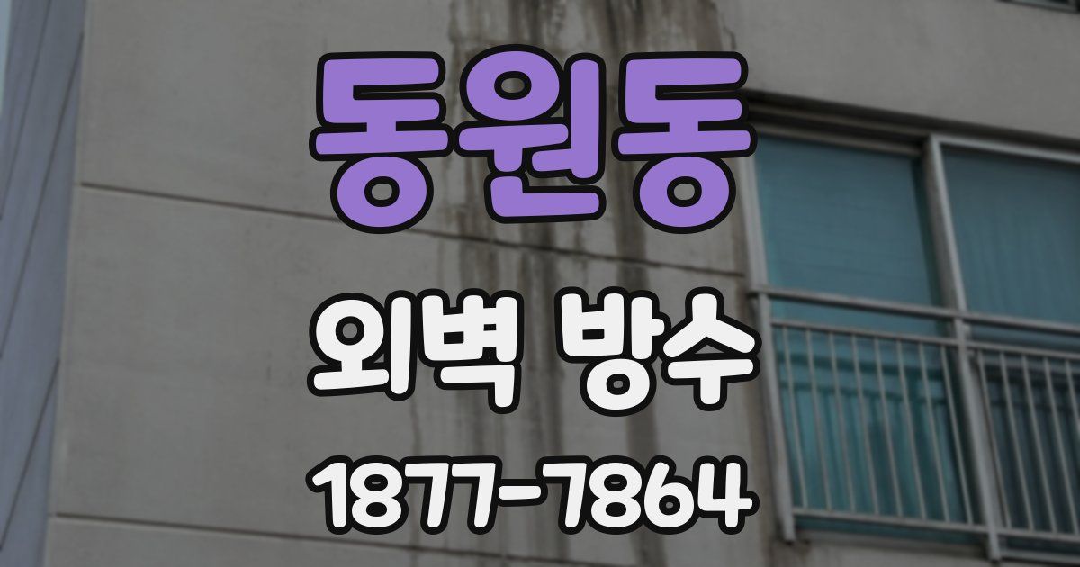 동원동 외벽 방수