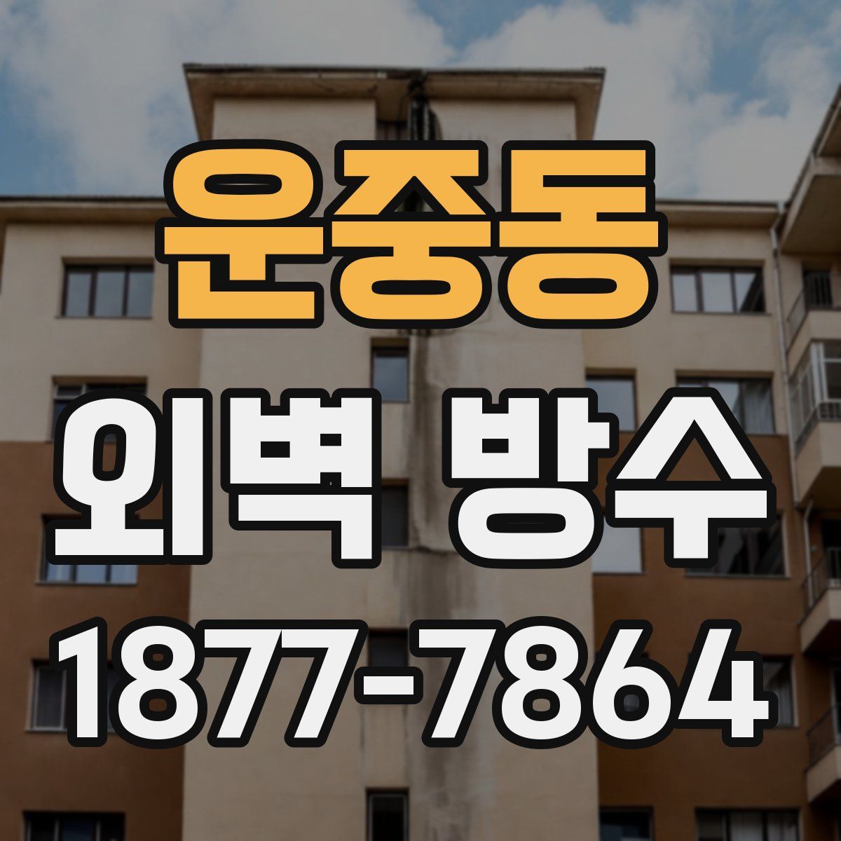 운중동 외벽 방수