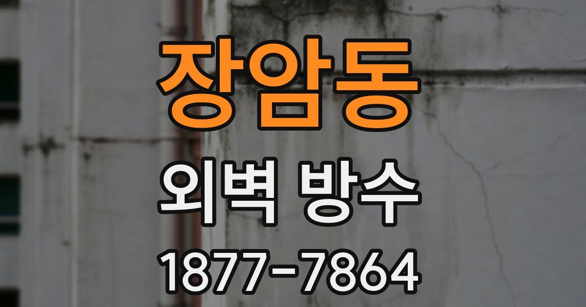 장암동 외벽 방수