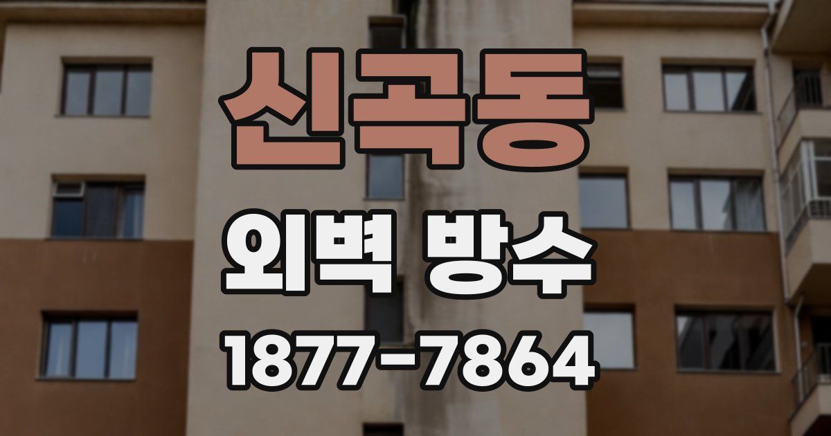 신곡동 외벽 방수