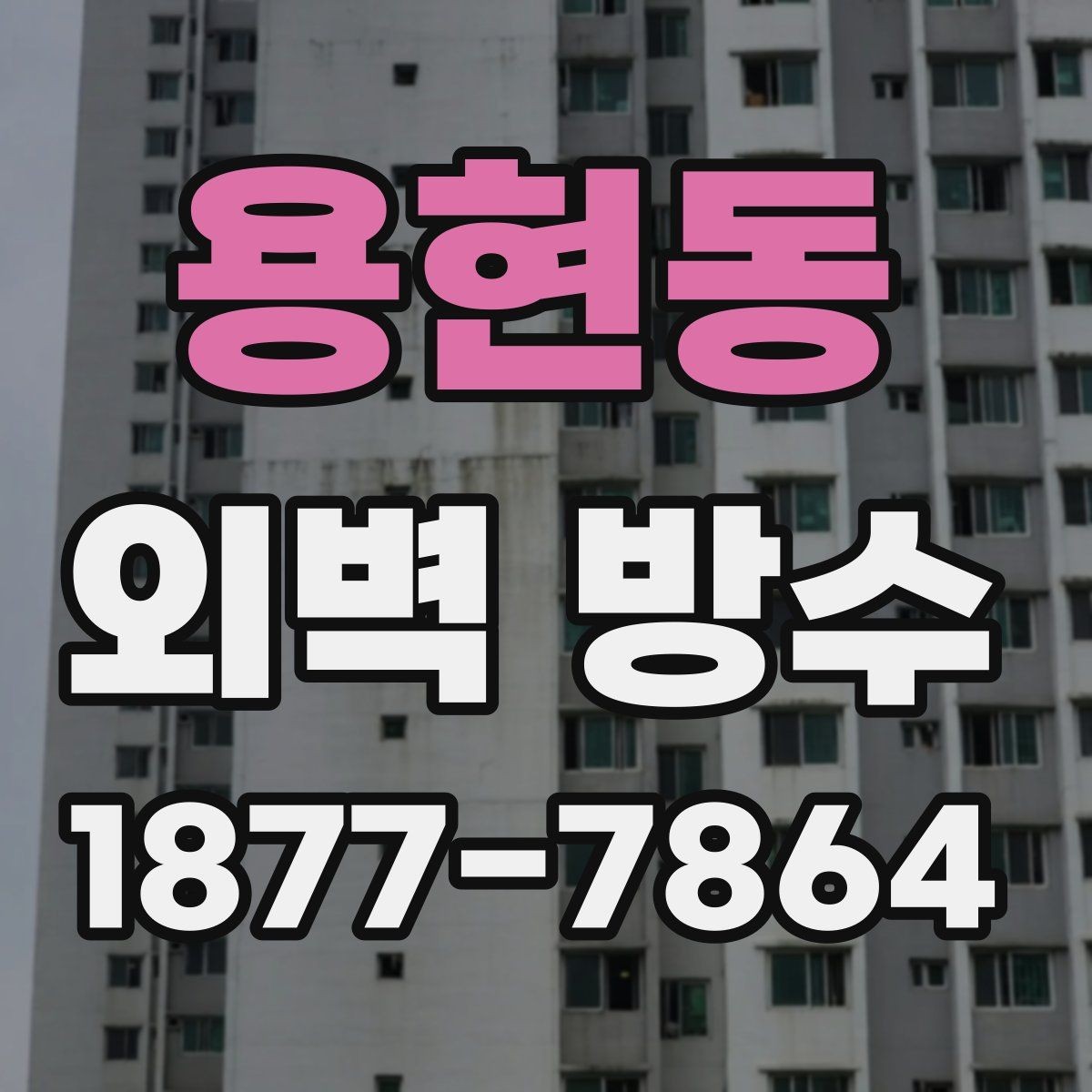 용현동 외벽 방수 현장 사진으로 보는 점검 포인트