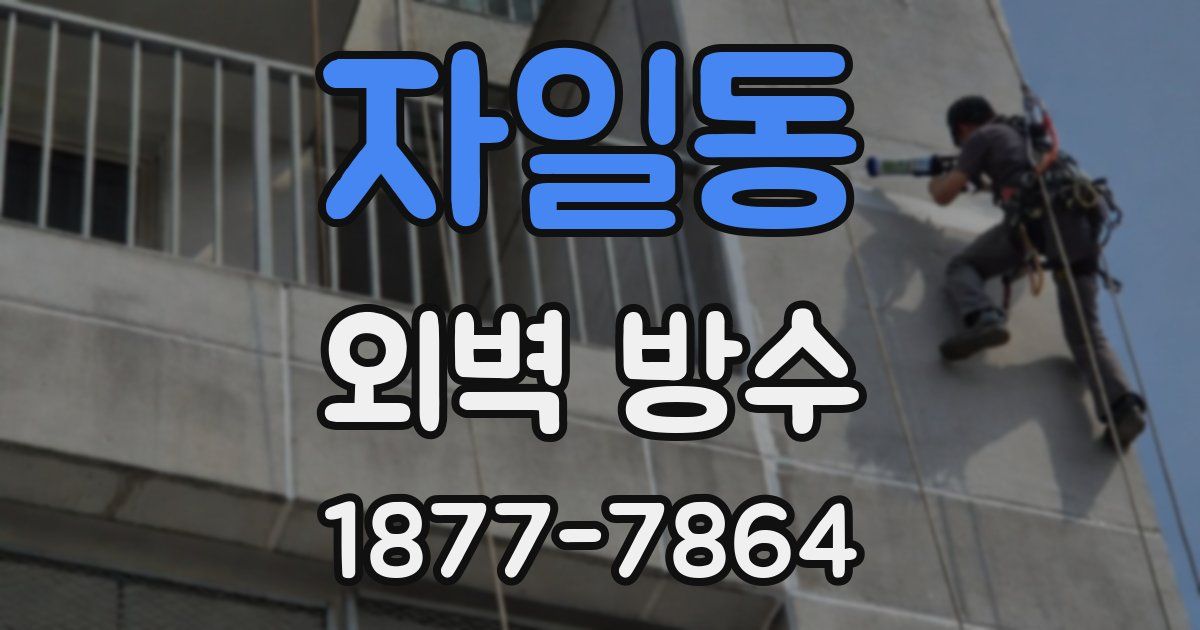 자일동 외벽 방수