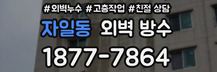 자일동 외벽 방수