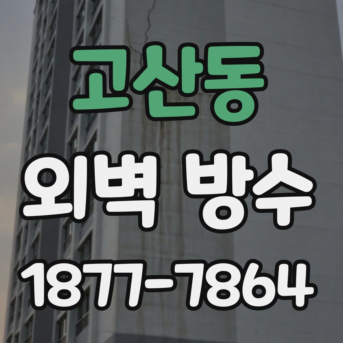 고산동 외벽 방수