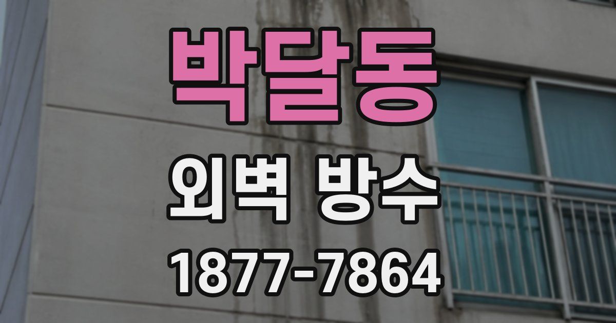 박달동 외벽 방수
