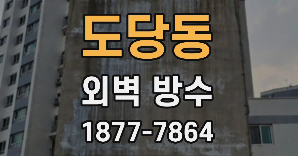 도당동 외벽 방수