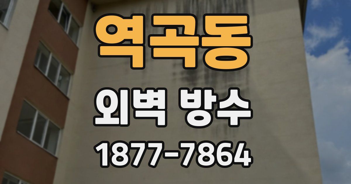 역곡동 외벽 방수
