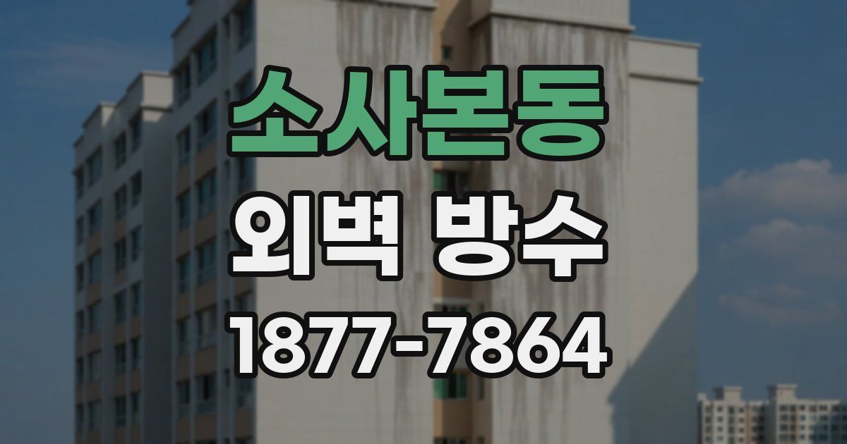 소사본동 외벽 방수