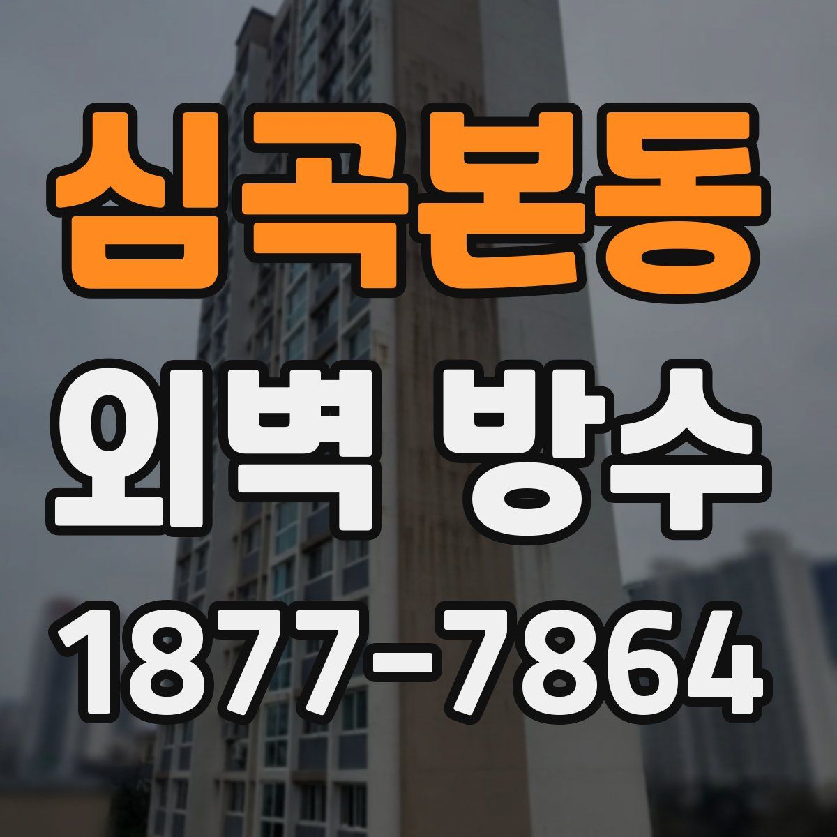 심곡본동 외벽 방수