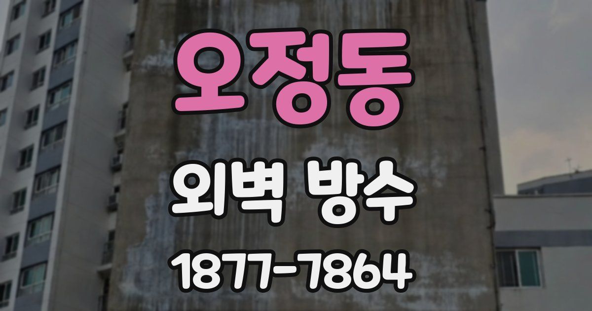 오정동 외벽 방수