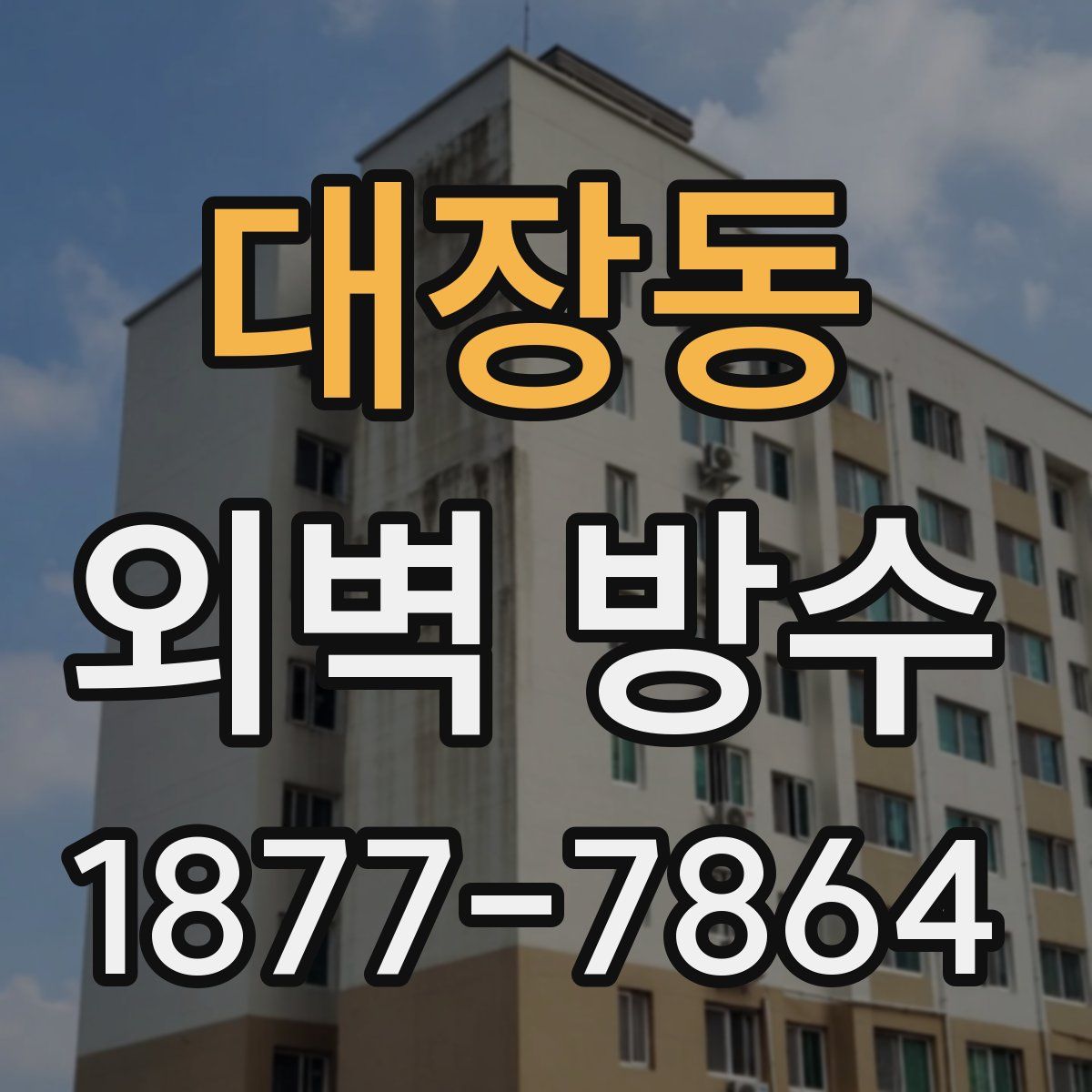 대장동 외벽 방수