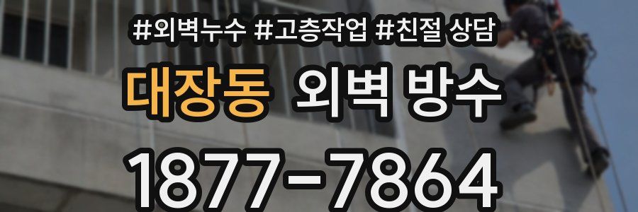 대장동 외벽 방수