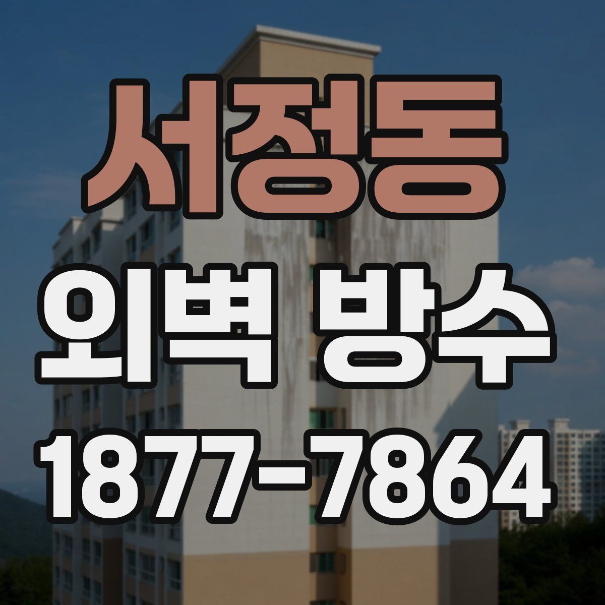 서정동 외벽 방수