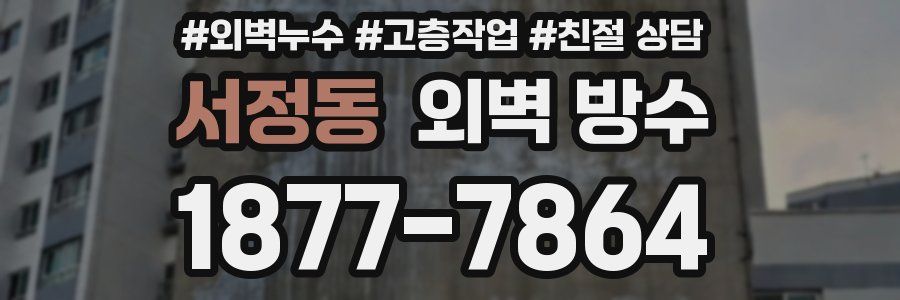 서정동 외벽 방수