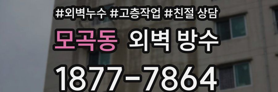 모곡동 외벽 방수