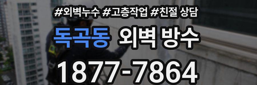 독곡동 외벽 방수