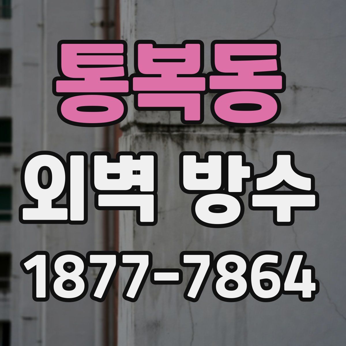 통복동 외벽 방수