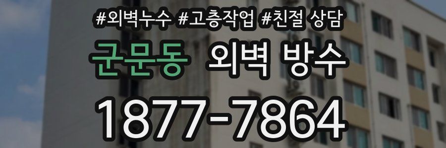 군문동 외벽 방수