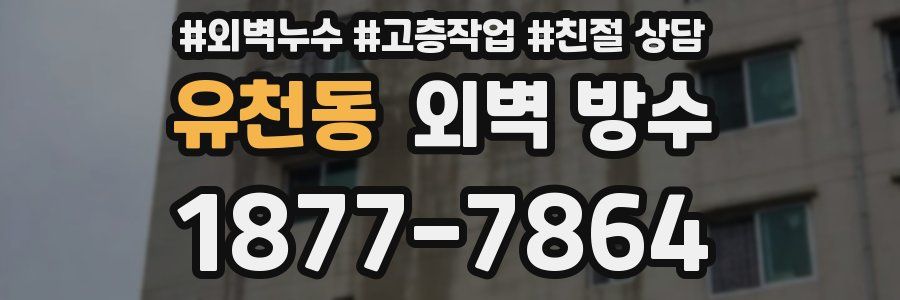 유천동 외벽 방수