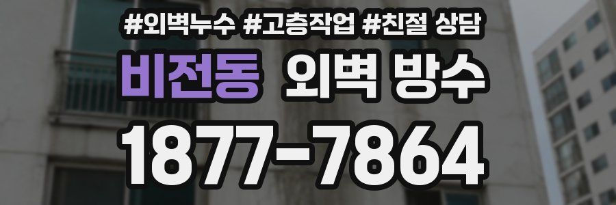 비전동 외벽 방수
