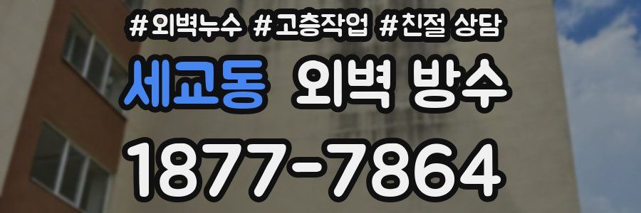 세교동 외벽 방수