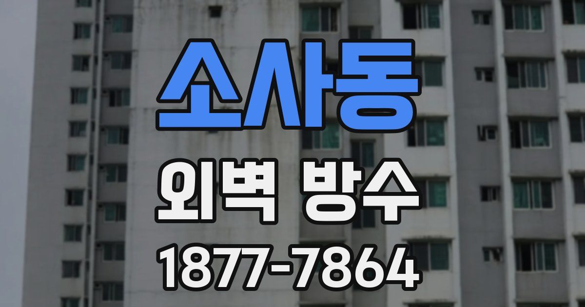 소사동 외벽 방수