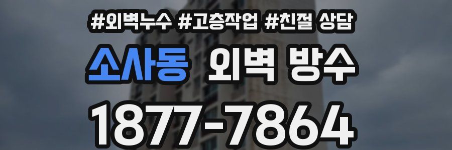 소사동 외벽 방수
