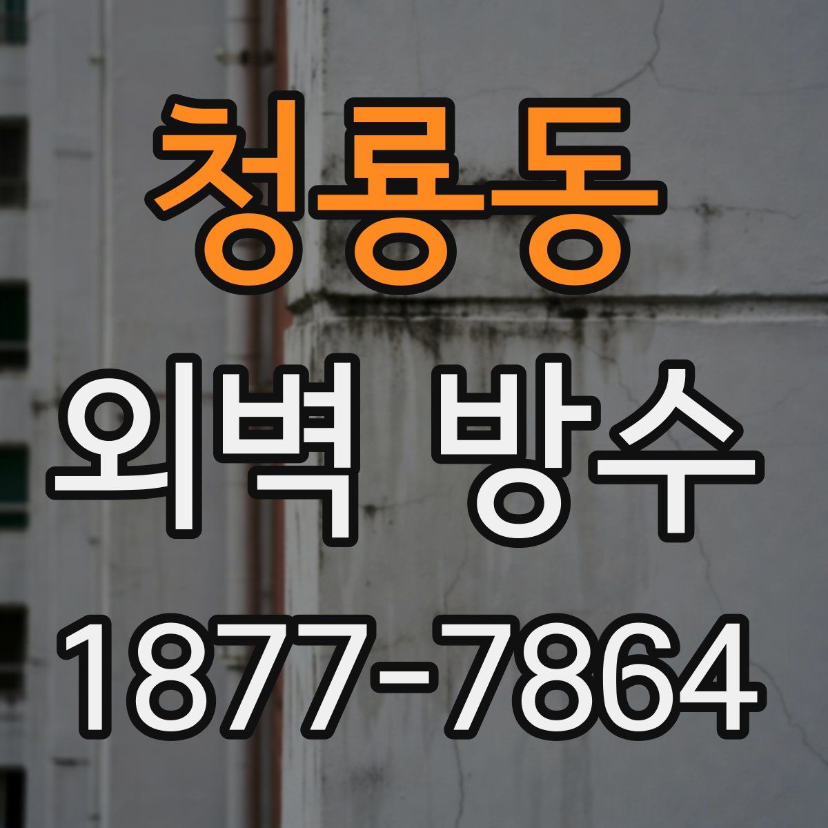 청룡동 외벽 방수