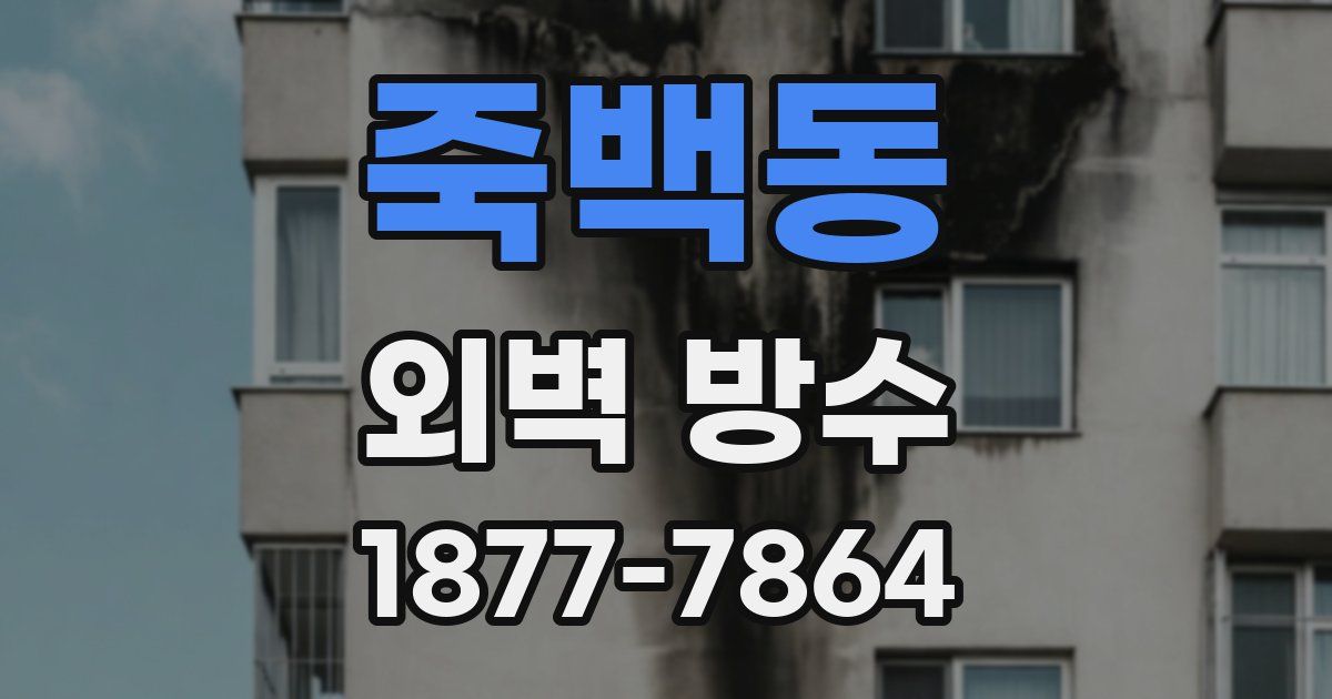 죽백동 외벽 방수