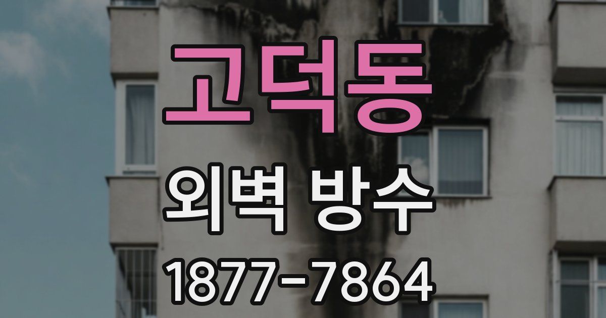 고덕동 외벽 방수