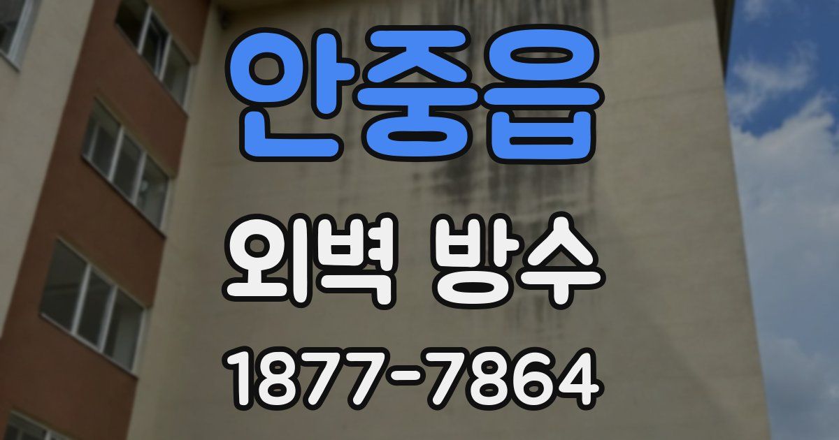 안중읍 외벽 방수