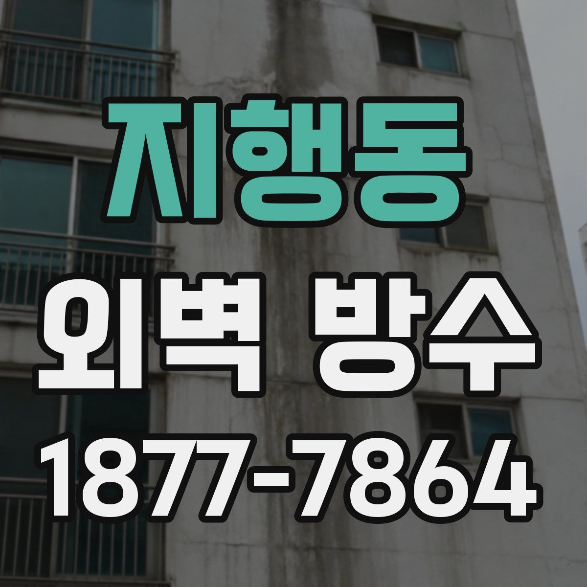 지행동 외벽 방수